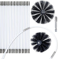 HOKLNUSE Dryer Vent Cleaner Kit Chimney Sweep Cleaning Tools Pellet Stove Cleaner Kit Air Dryer