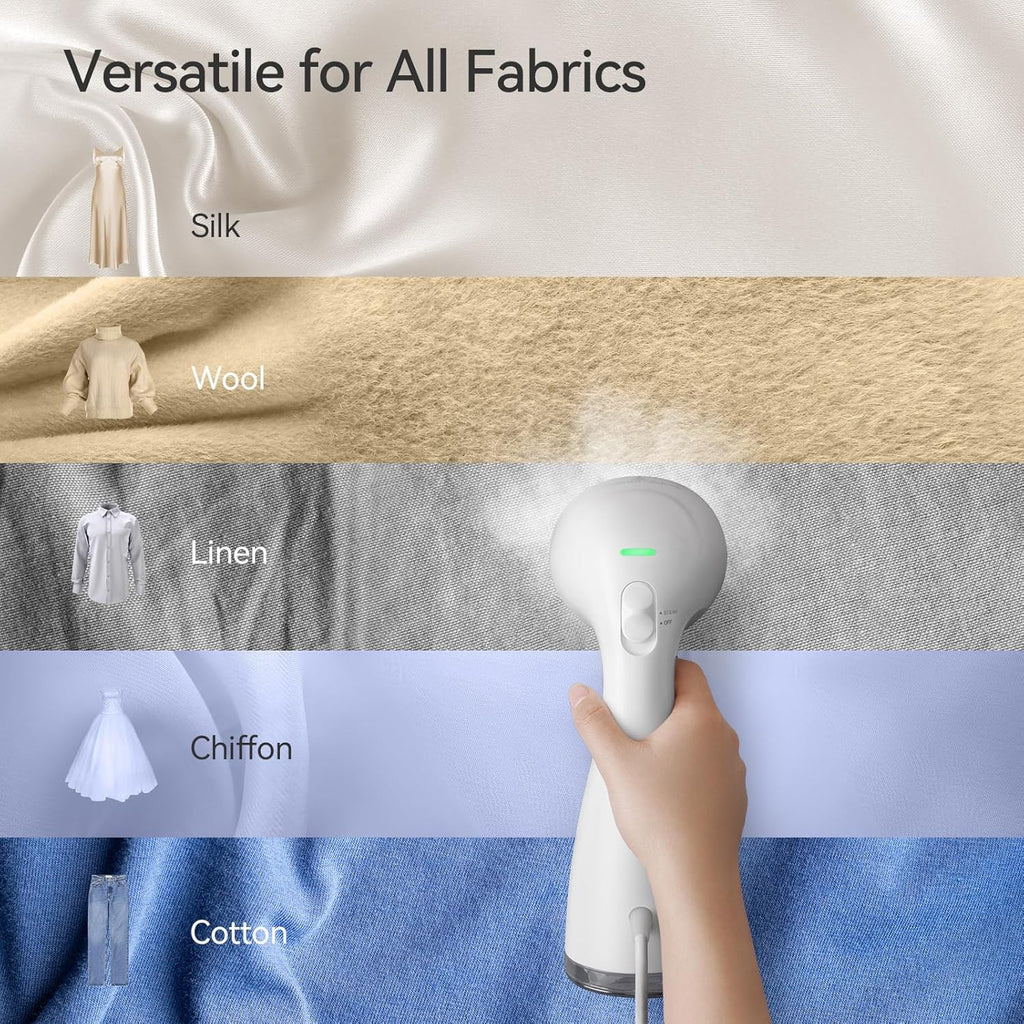 HiLIFE Steamer for Clothes, Handheld Clothes Steamer with Large 300ml Tank, 1100W Strong Power, 30S