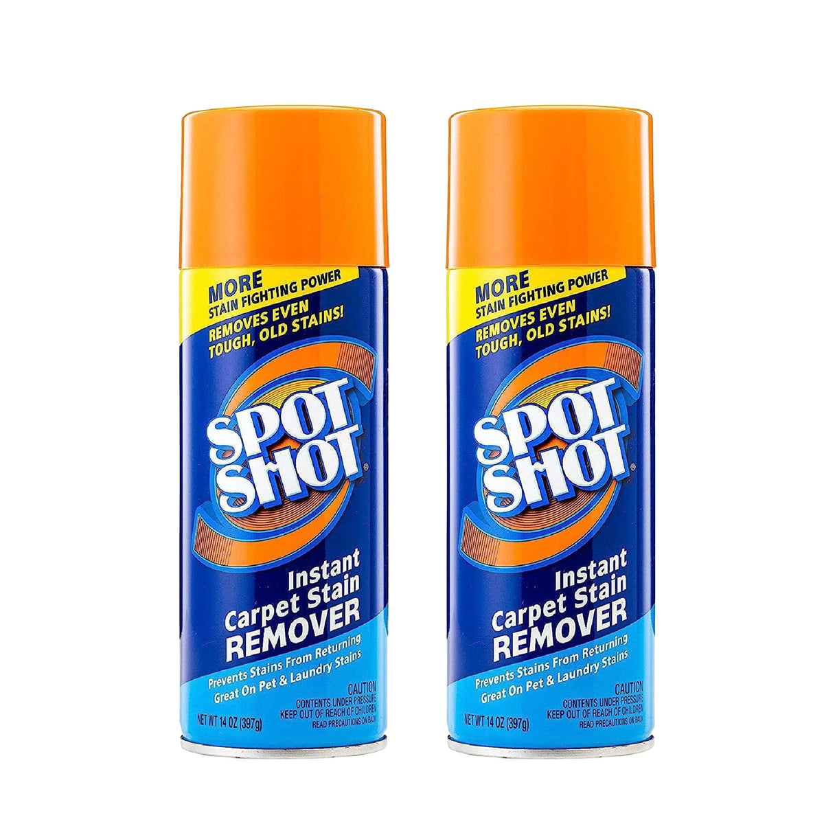 Spot Shot Instant Carpet Stain Remover Aerosol 14 oz can - 2 Pack