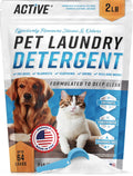 Pet Laundry Detergent Odor Remover - ACTIVE Enzyme Based Powder Detergent for Dogs Beds, Cat Pee