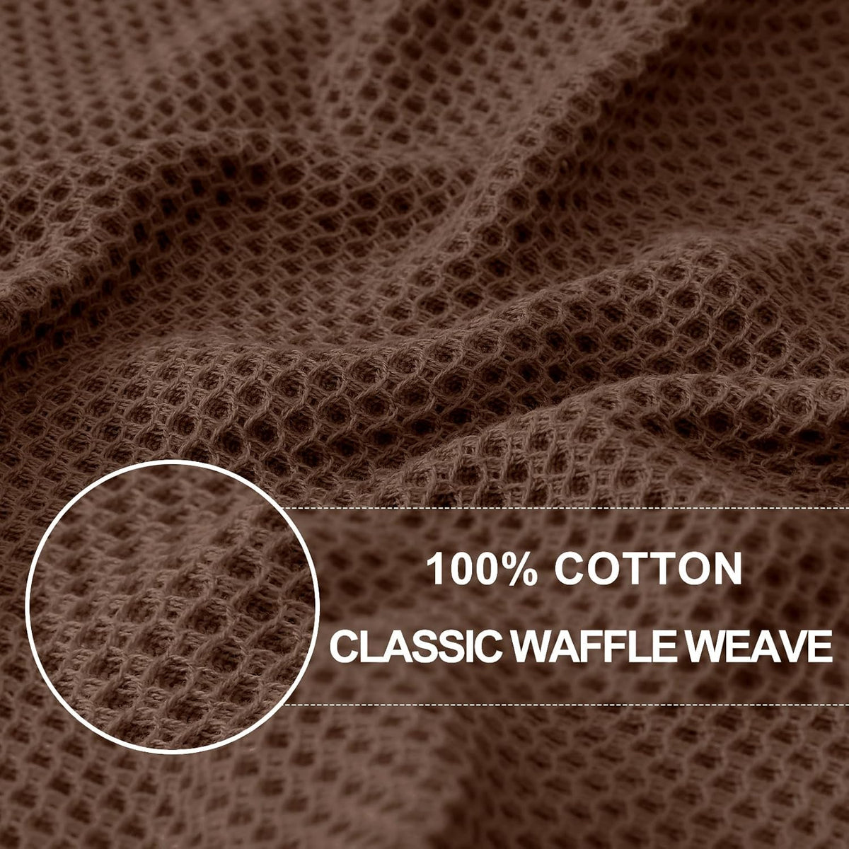 Homaxy 100% Cotton Waffle Weave Kitchen Dish Cloths, Ultra Soft Absorbent Quick Drying Dish Towels