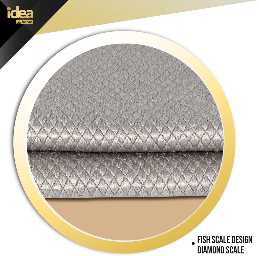 Idea Home Glass Microfiber Cleaning Cloth with Absorbent and Lint Free Material - Large Wine Glass