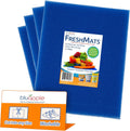 Bluapple FreshMats, Refrigerator Bin Liner, Fridge Drawer Mats, Crisper Life Extender Liner Keeps
