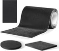 CHUNZEXI Self Adhesive Non Slip Furniture Pads 4”x40” Rubber Floor Protectors, Cuttable Anti Skid