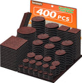 Felt Furniture Pads 400 Pieces, Furniture Pads for Hardwood Floors, Floor Protectors for Furniture