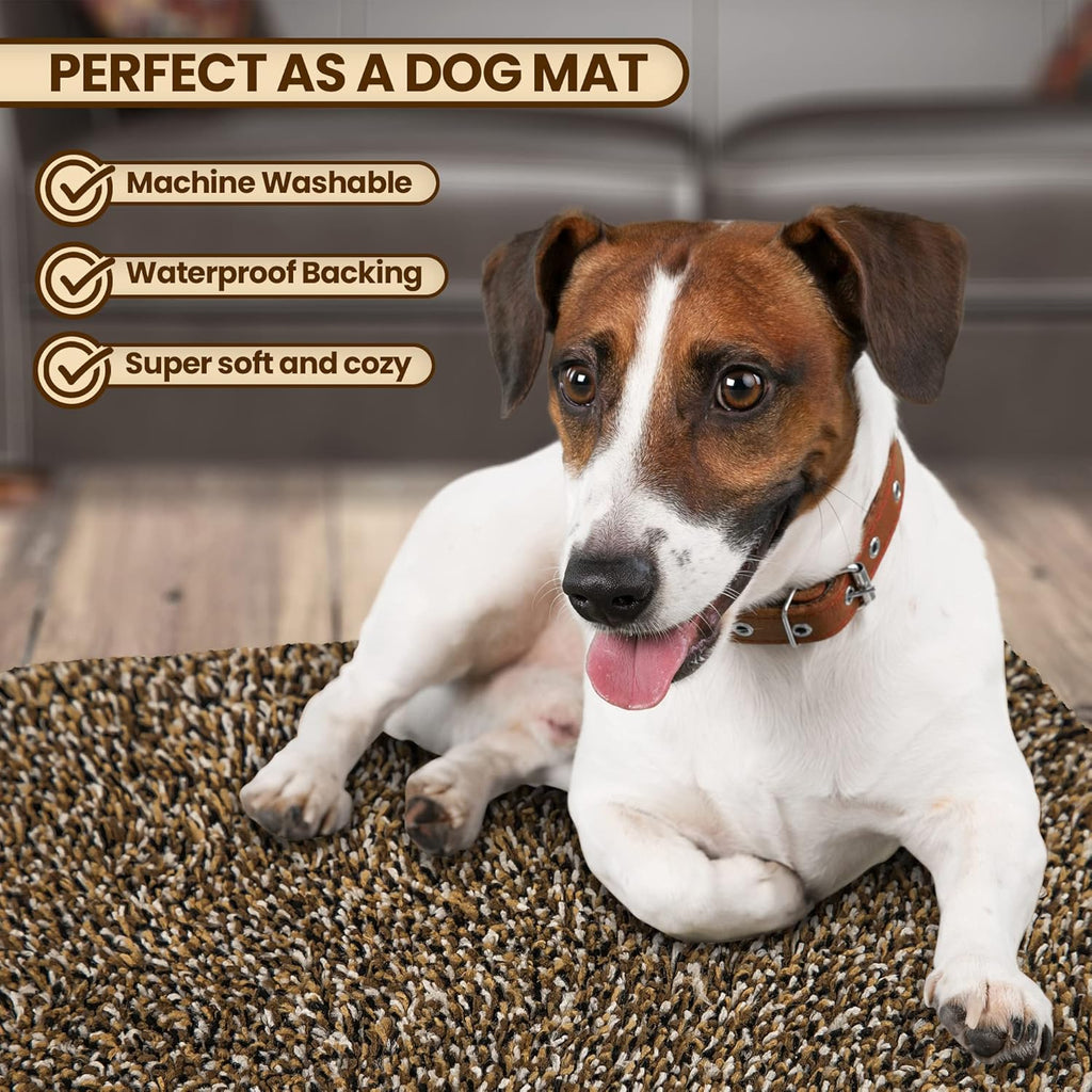 Premium Microfiber Indoor Door Mat – 36"x60" Washable Entry Mat, Non-Slip, Waterproof Backing
