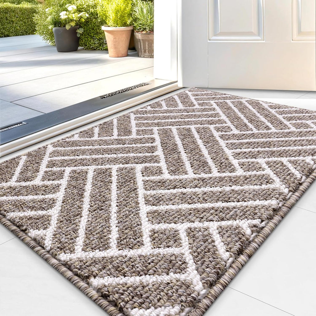 OLANLY Indoor Door Mat, 36x24 Inch, Dirt Resistant and Absorbent, Non-Slip Rubber Backing Floor