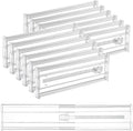 Vtopmart 12 Pack 4" Regular Upgrade Drawer Dividers for Clothes, 12.8"-22.3" Expandable Dresser