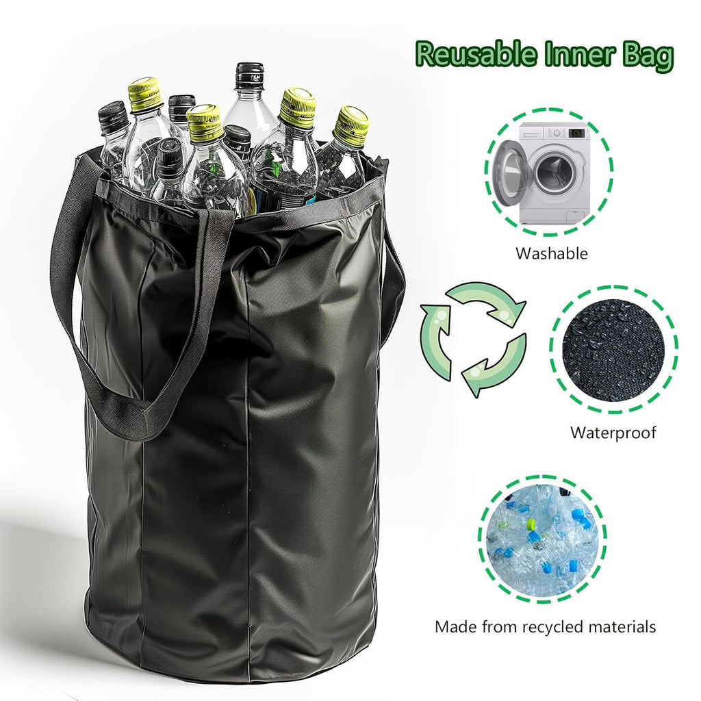 Removeable Reusable Inner Bag for 26 Gallon 100L Recycle Bin Made from recycled plastic bottles