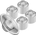 50pcs Heavy Duty Stainless Steel Slop Basket Filter Trap, 2.75" Top / 1" Mesh Metal Sink