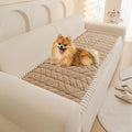 OTOB Pet Couch Covers for 3 Cushion Couch Sofa, Washable & Non Slip Fuzzy Plush Sofa Cushion