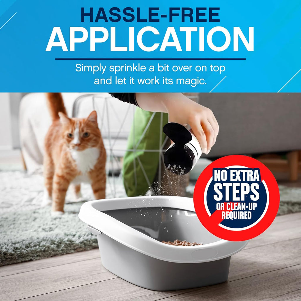 NonScents Cat Box Deodorizer - Odor Eliminator - Reduces Scooping, Extends Litter Lifespan