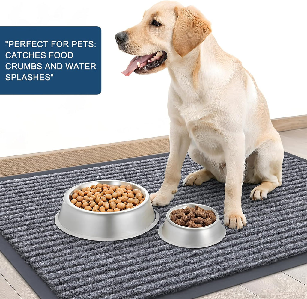 OLANLY Front Door Mat Indoor Outdoor Entrance, Waterproof Heavy Duty Doormat, Fade Resistant, Low