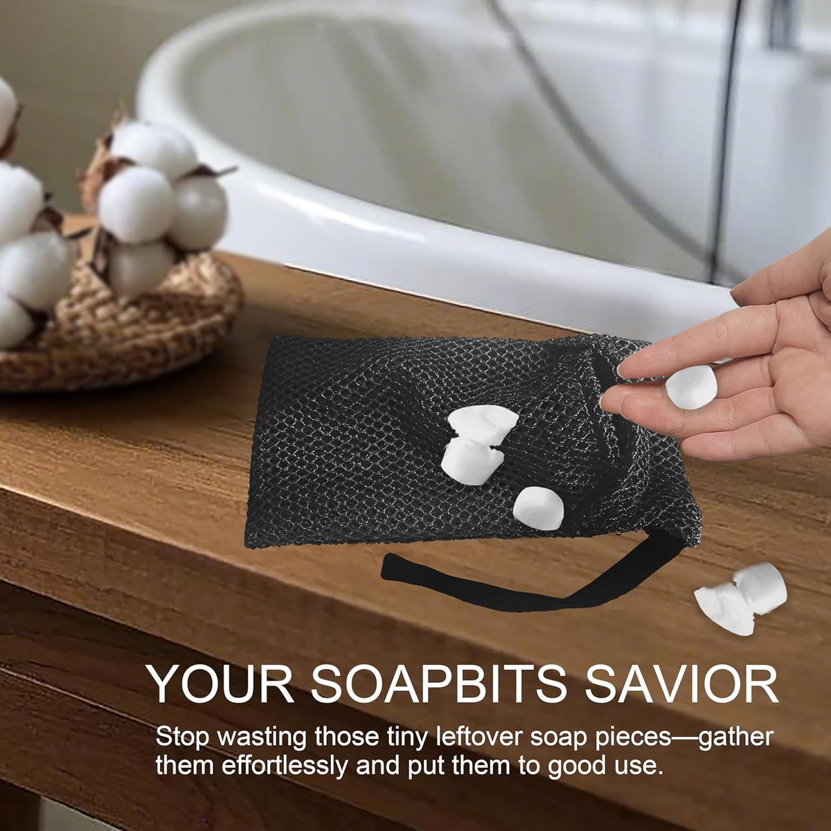 2 Pack Soap Bag Different Roughness Deep and Gentle,Bar Soap Pouch Saver Pocket,Body Scrubber