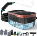 Steam Cleaner, 4 Bar High Pressure Steamer with 6-Level Adjustable, 15s Heat-Up, 42.7oz Large Tank
