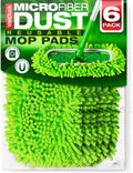 VanDuck Dust Mop Refill Compatible with Swiffer Sweeper (6 Pack) - Microfiber Pet Heavy Duty Dry