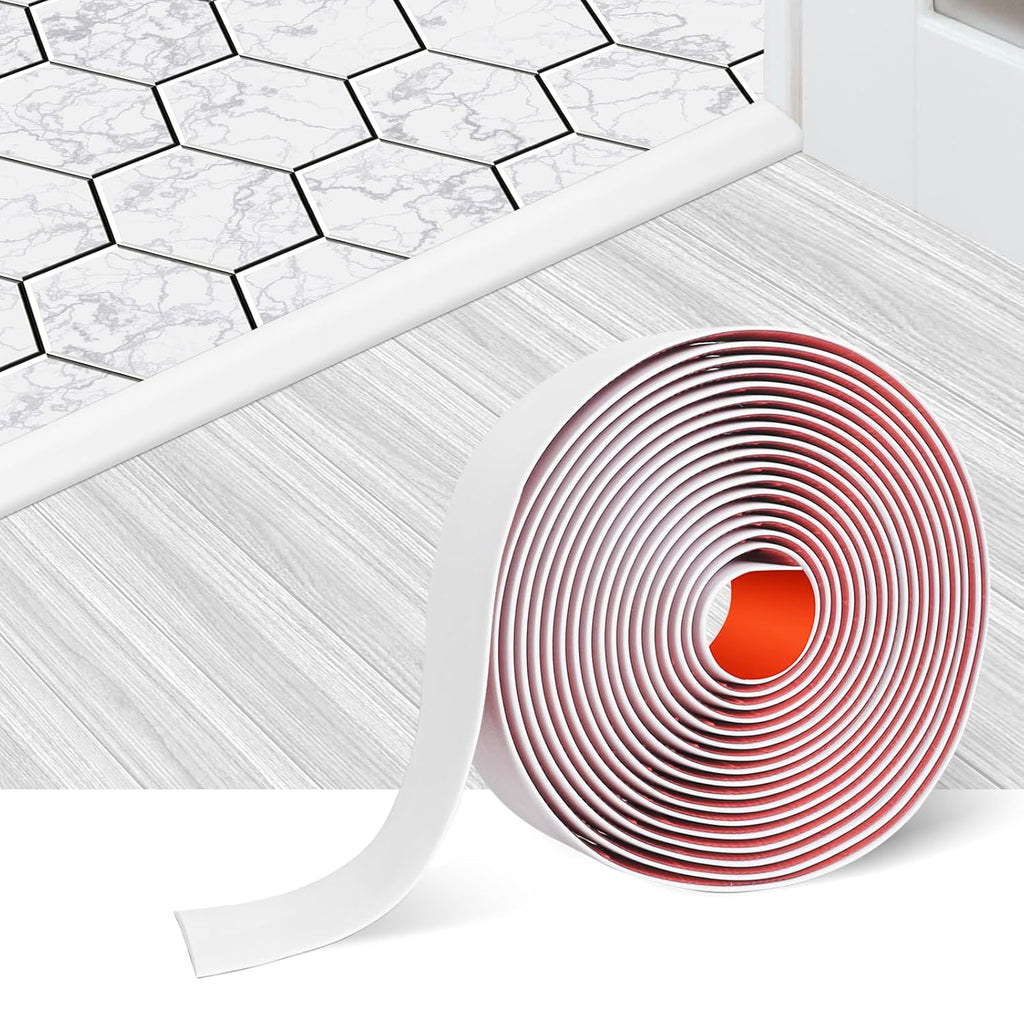 Floor Transition Strip Self Adhesive Floor Cover Strips Laminate 1.57" Wide Vinyl Flat Divider