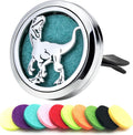 AZNECK Car Essential Oil Diffuser Vent Clip Car Diffuser Vent Clips Dinosaur Air Freshener 10 Felt