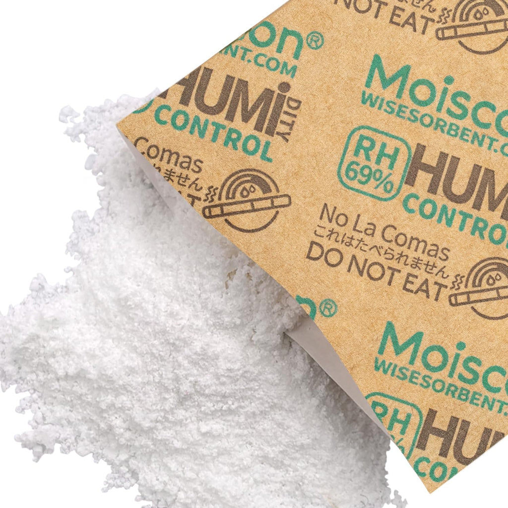 8 Gram 15 Pack 69% Two-Way Humidity Control Packs for Storing 1 oz, Size 8 for Travel Case