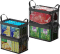 iSPECLE Deep Freezer Organizer Bins - 4 Pack Large Stackable Freezer Organizer Bins for 5 to 7
