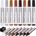 DEWEL Furniture Markers Touch Up, Upgrade Wooden Furniture Repair Kit, Premium Wood Scratch Repair