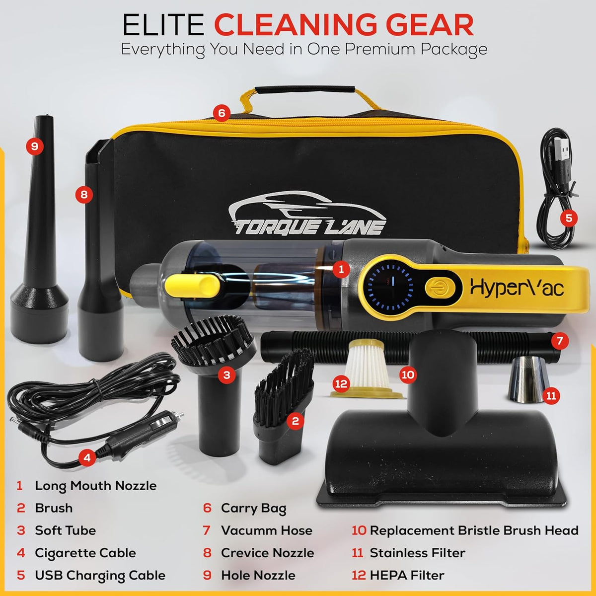 Car Vaccum Cleaner - 2 in 1 Handheld, High Power, Portable Vaccum Cordless & Corded + Blower with