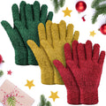Patelai 3 Pairs Microfiber Plant Dusting Gloves Leaf Cleaning Gloves for Indoor Plants, Blinds