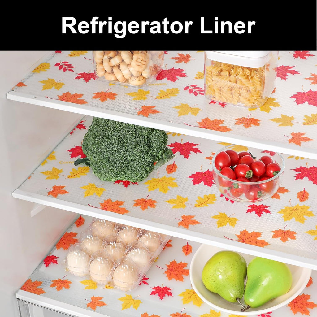 Cooyes Shelf Paper for Kitchen Cabinets Non Adhesive, Waterproof & Oil-Proof Kitchen Drawer Liner