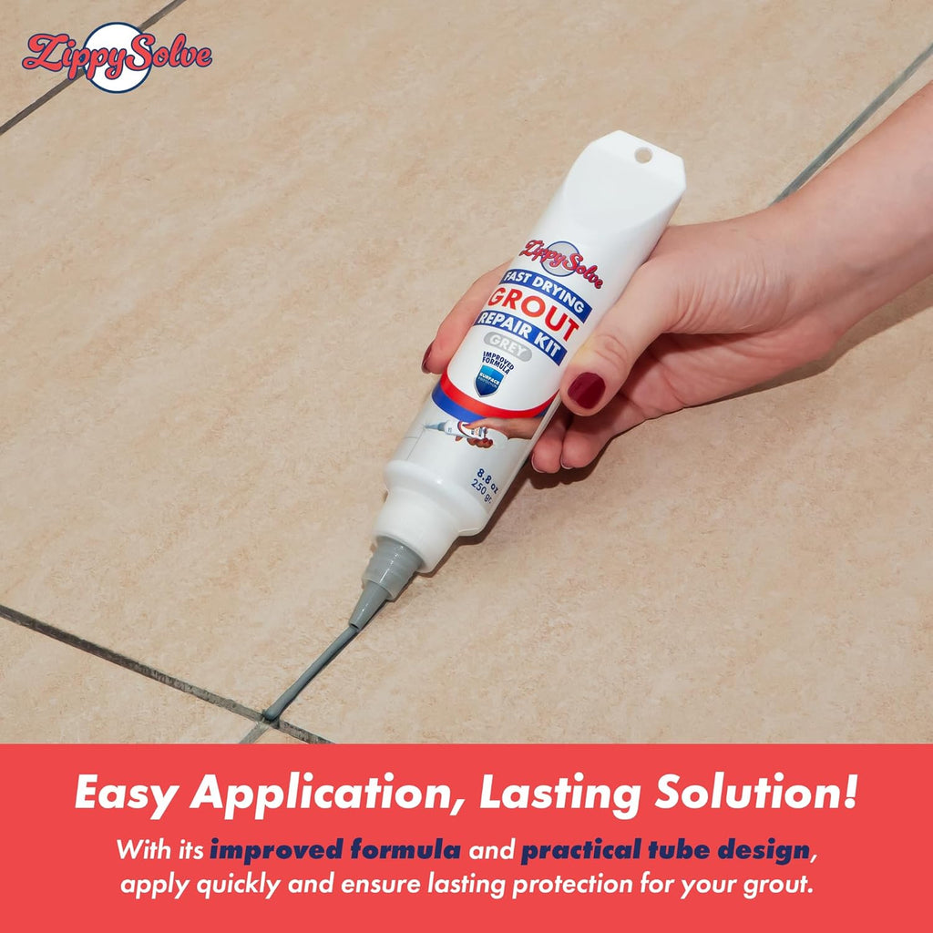 Tile Grout, Repair Kit,Restore & Renew Tile Joints Line, Fast Drying Grout Paint Squeeze Tube for
