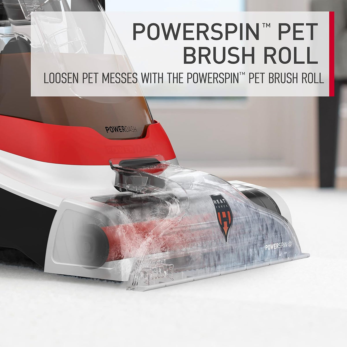 Hoover PowerDash Pet+ Compact Carpet Cleaner Machine, Lightweight Carpet Shampooer Machine, Pair