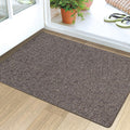 LUMI Ultra Thin Door Mat for Entryway, 24"x36" Low Profile Non Slip Rubber Backing Indoor Doormat