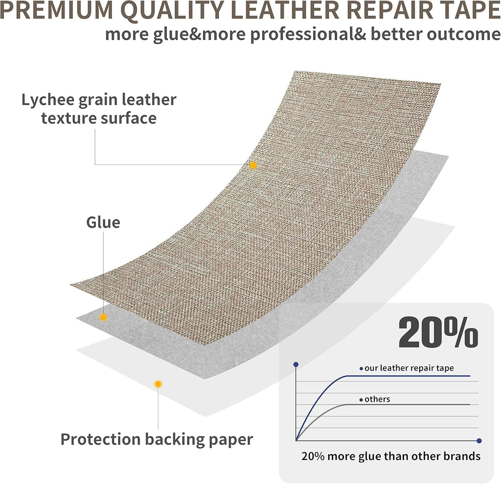 Coarse Linen Repair Patches, Self-Adhesive Linen Fabric Patches, 12X40 inch Extra Size, Multi