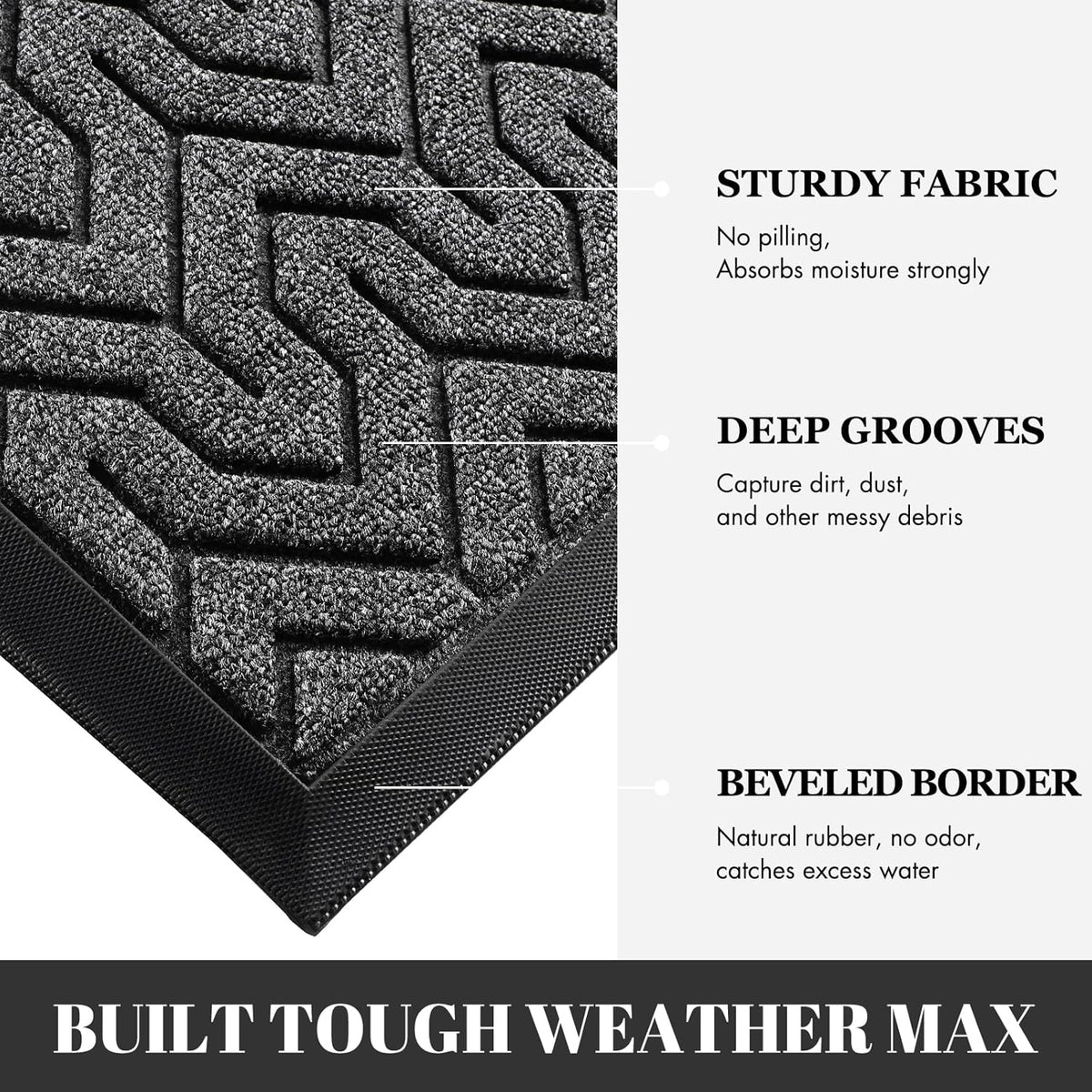 Yimobra 72x24 Indoor Outdoor Runner Rug, Heavy-Duty Waterproof Entrance Mat for High Traffic Areas