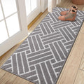 OLANLY Runner Indoor Door Mat, 47x20 Inch, Dirt Resistant and Absorbent, Non-Slip Rubber Backing