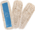 Matthew Cleaning 24'' Industrial Strength Cotton Dust Mop Refill Washable Replacement Heads for
