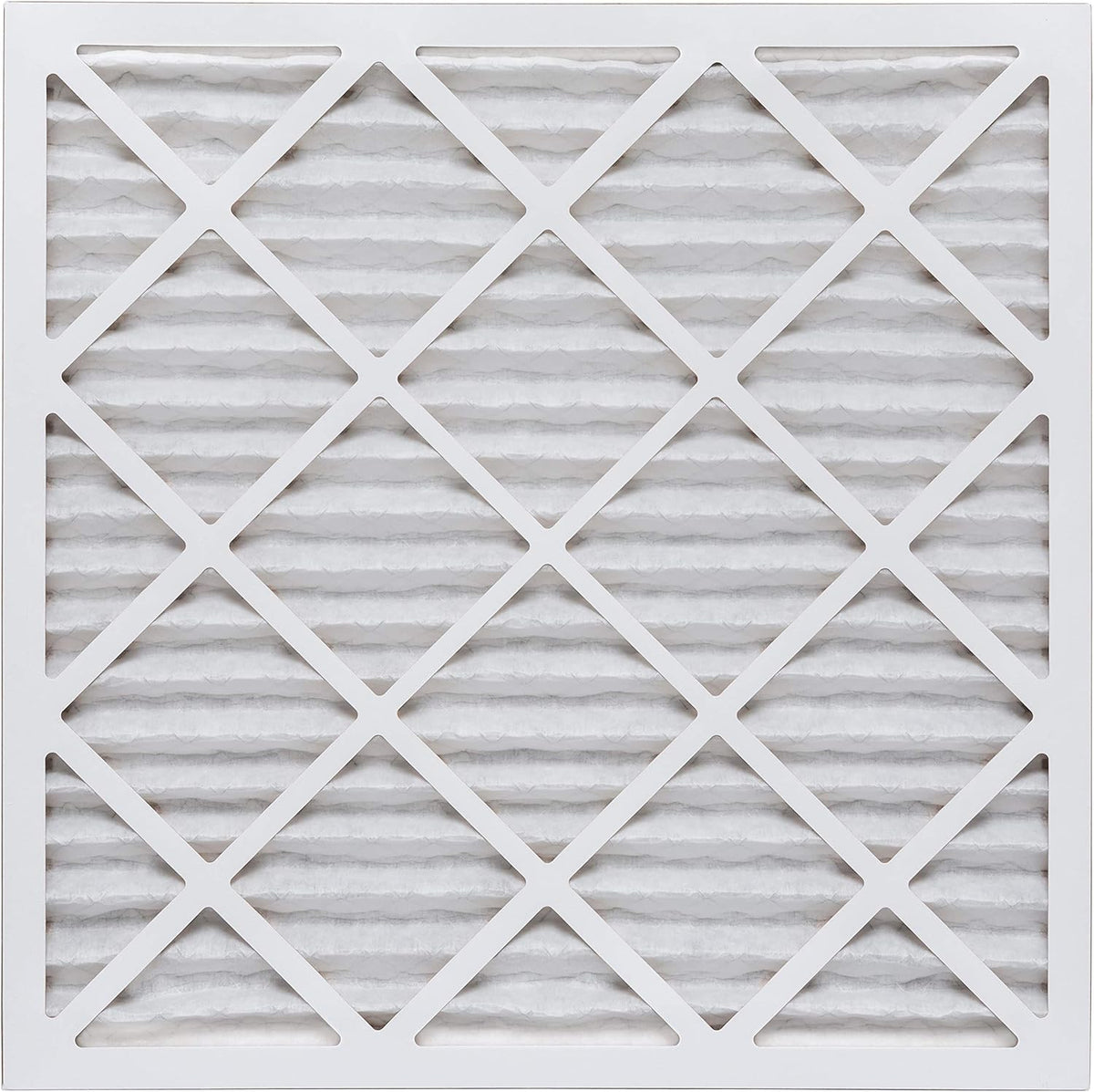 Aerostar 25x25x1 MERV 8, Pleated Air Filter, 25x25x1, Box of 6, Made in the USA