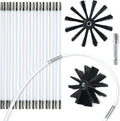 HOKLNUSE Dryer Vent Cleaner Kit Chimney Sweep Cleaning Tools Pellet Stove Cleaner Kit Air Dryer