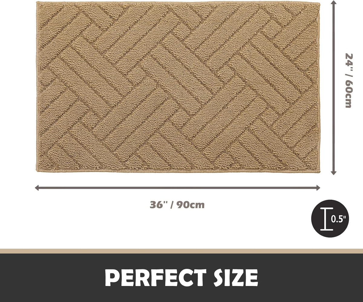 Door Mat Indoor Doormat, Entryway Rug Door Mats Non-Slip Rubber Backing, Low-Profile Entrance Rugs