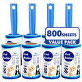 Lint Rollers for Pet Hair Extra Sticky, 800 Sheets Mega Value Set Lint Rollers for Pet Hair