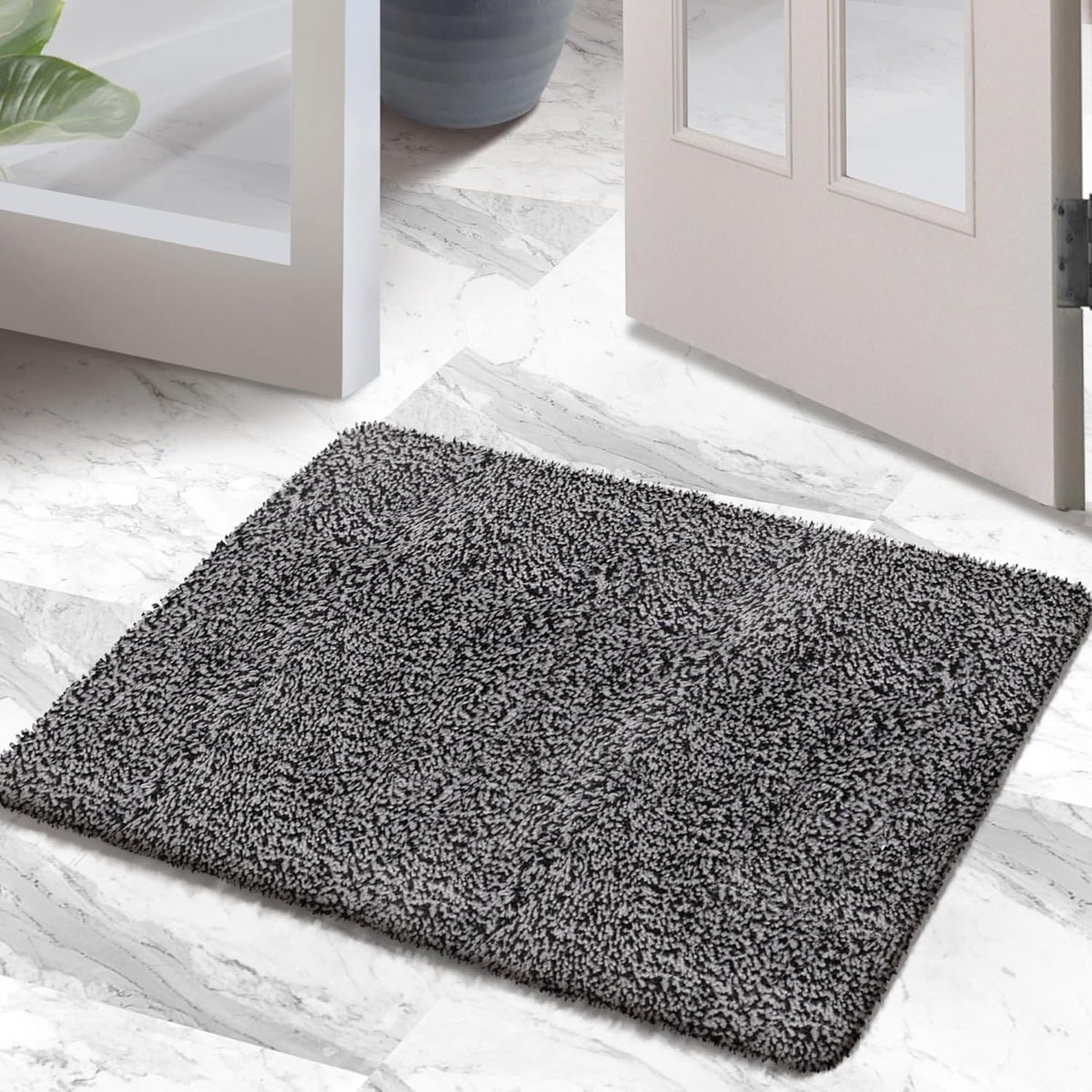 Premium Microfiber Indoor Door Mat – 20"x30" Washable Entry Mat, Non-Slip, Waterproof Backing