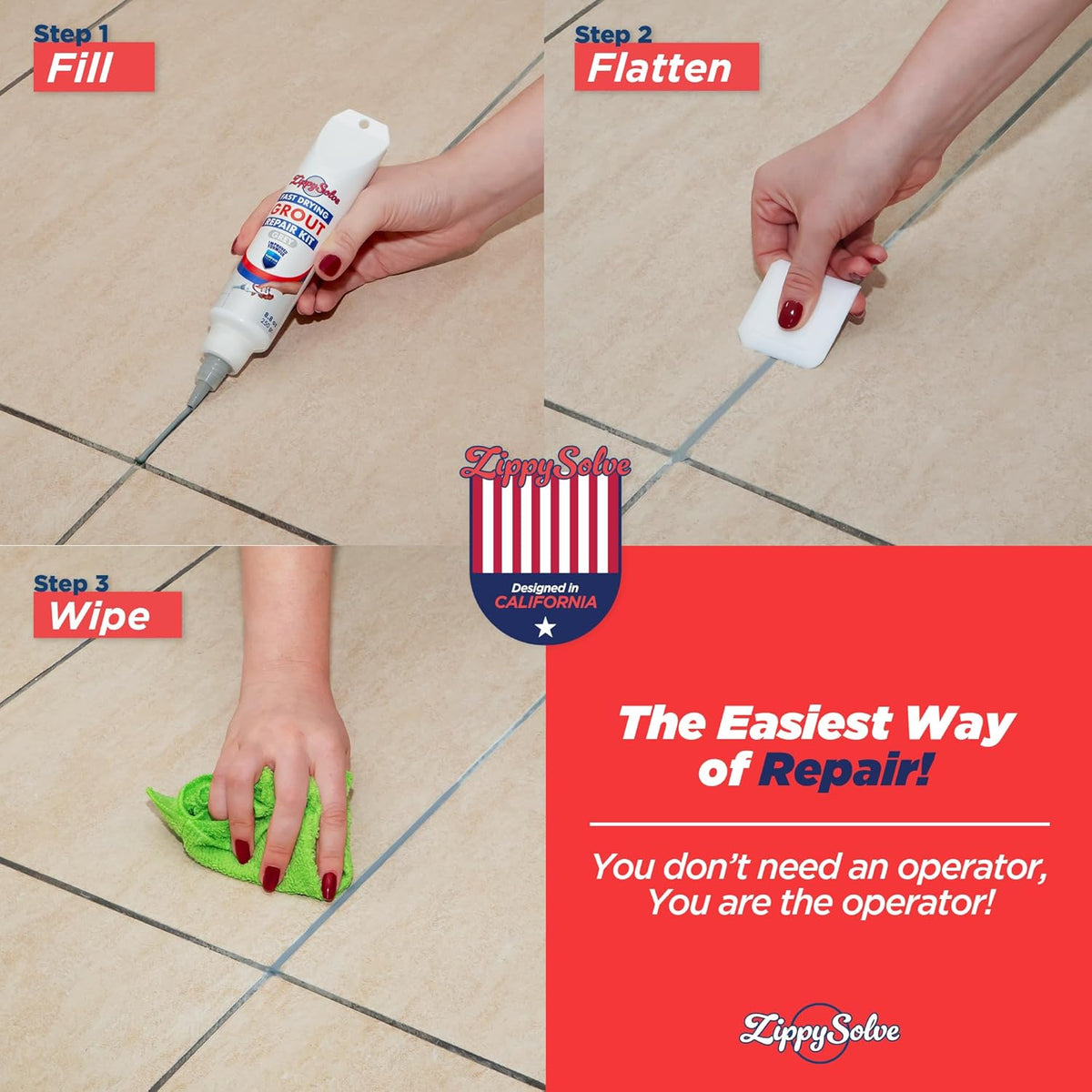 Tile Grout, Repair Kit,Restore & Renew Tile Joints Line, Fast Drying Grout Paint Squeeze Tube for