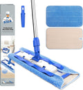 MR.SIGA Professional Microfiber Mop for Hardwood, Laminate, Tile Floor Cleaning, Stainless Steel