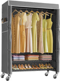 VIPEK R3C Plus Garment Rack Rolling Clothes Racks with Locking Wheels, Heavy Duty Clothing Rack