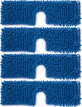 4 Pack Chenille Mop Heads Replacements Compatible with Oceda Dual-Action Microfiber Flip Mop