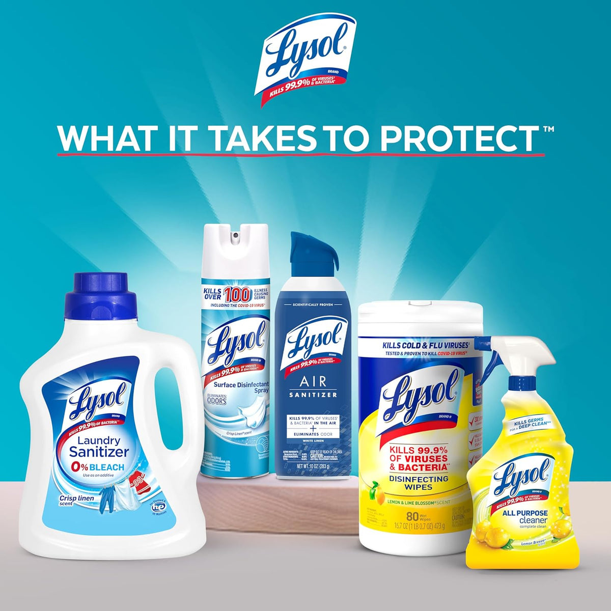 Lysol All Purpose Cleaner Spray, Multi-Purpose Disinfecting Spray, Kitchen & Bathroom Cleaner