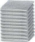10PCS Double Wet and Dry Wire Dishcloth, Stainless Steel Scrubber, Multi-Purpose Wire Miracle