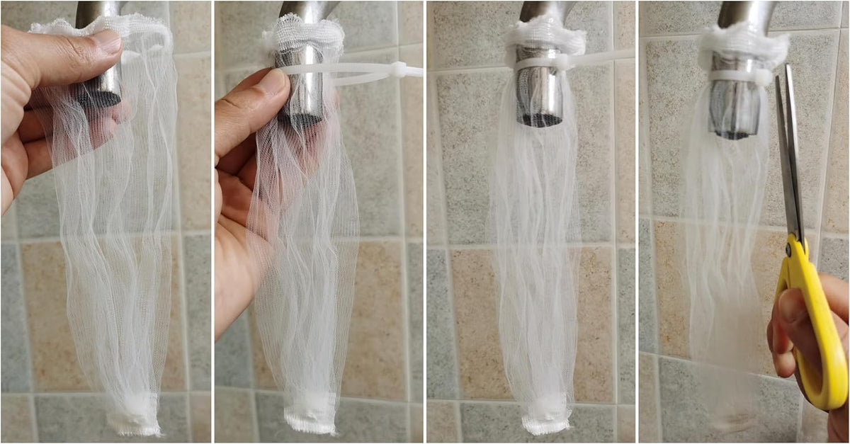 24 Pack Washing Machine Hose Lint Traps Washer Lint Catcher Dog Pet Hair Remover Laundry Lint Mesh