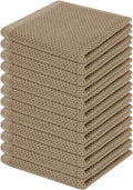 Homaxy 100% Cotton Waffle Weave Kitchen Dish Cloths, Ultra Soft Absorbent Quick Drying Dish Towels
