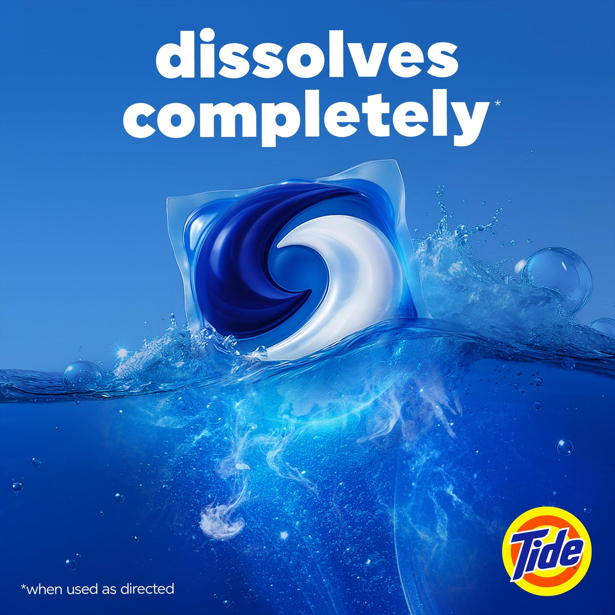 Tide PODS laundry detergent pacs, 3-in-1 Stain Remover, Odor Fighter, Color Protector, 112 Count