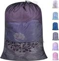 Polecasa Diamond Mesh Laundry Bags, 24 x 36 inches Heavy Duty Mesh Laundry Bag with ID Tag and